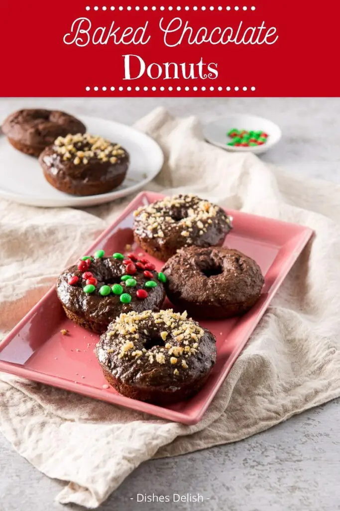 Baked Chocolate Donuts for Pinterest 2