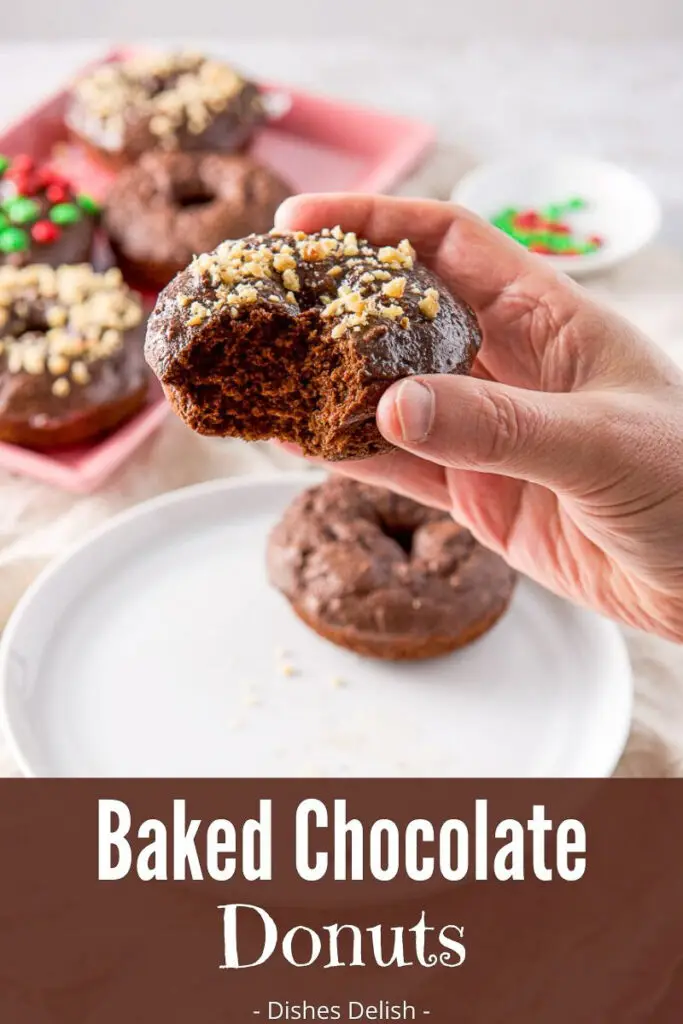 Baked Chocolate Donuts for Pinterest 4