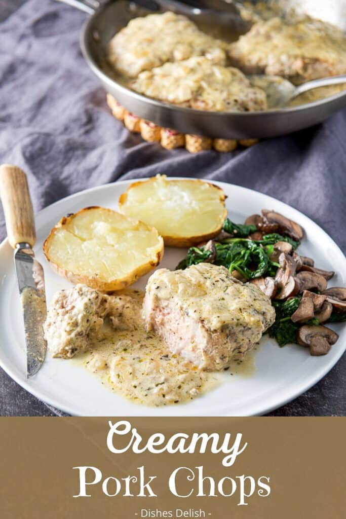 Creamy Pork Chops for Pinterest 6