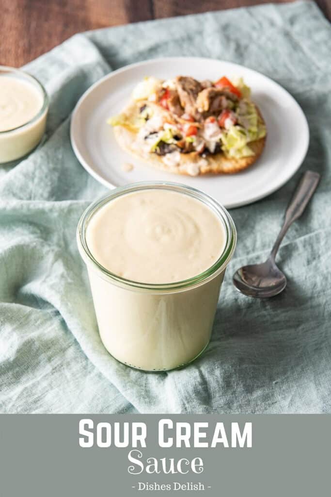 Sour Cream Enchilada Sauce for Pinterest 3