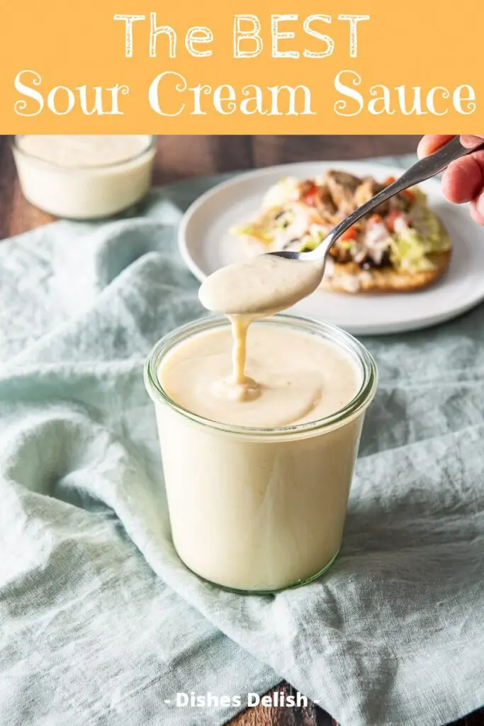 Sour Cream Enchilada Sauce for Pinterest 5
