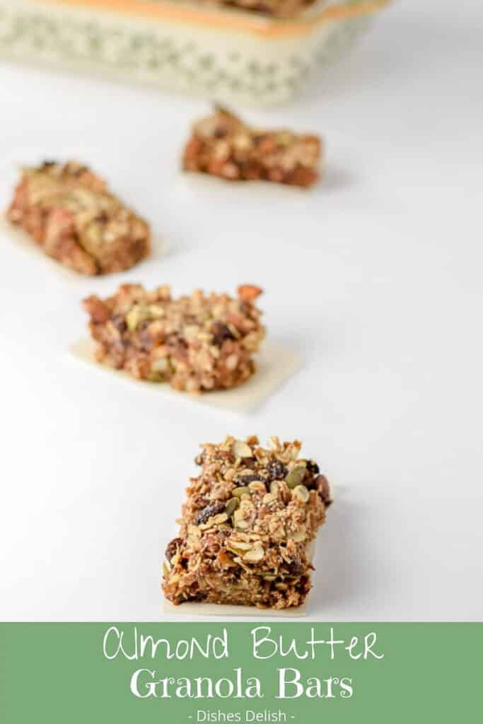 Almond Butter Granola Bars for Pinterest 3