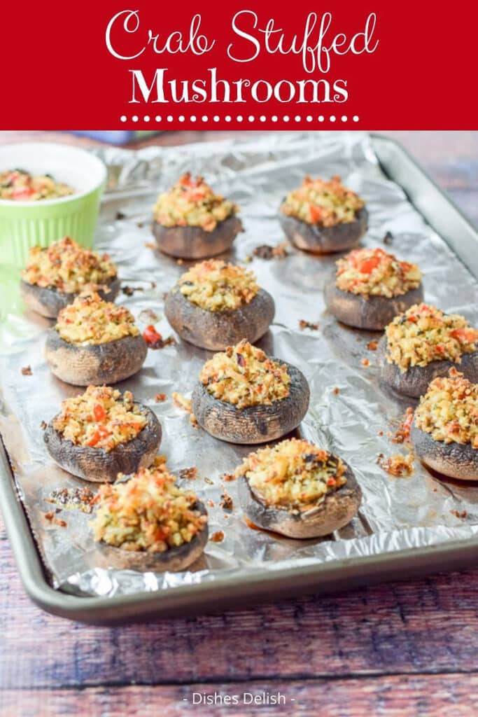 Crab Stuffed Mushrooms for Pinterest 2