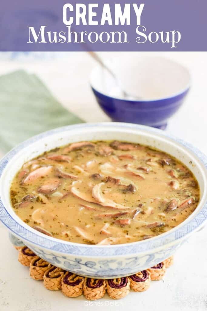 Creamy Mushroom Soup for Pinterest 2