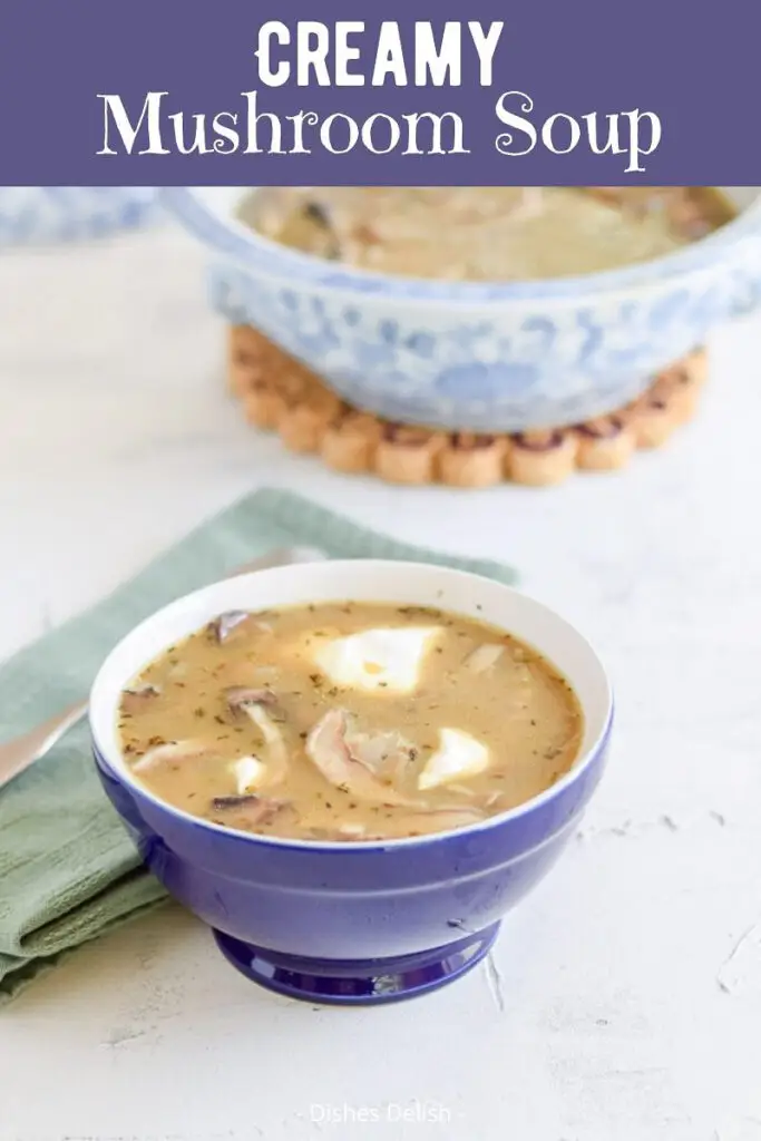 Creamy Mushroom Soup for Pinterest 4