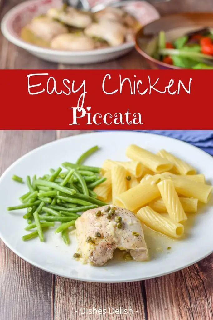 Easy Chicken Piccata for Pinterest 2