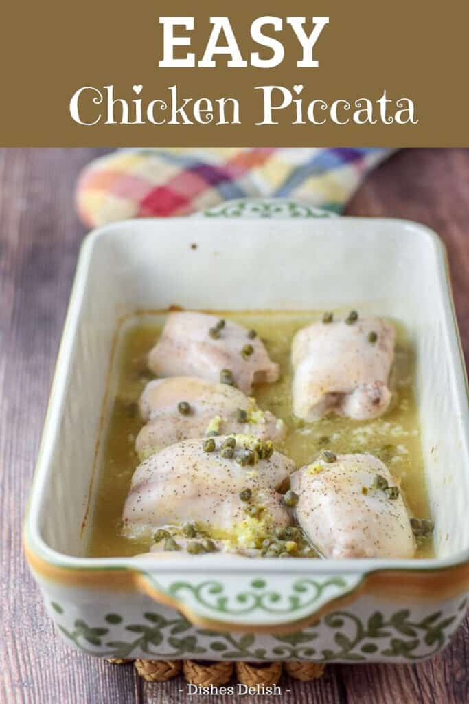 Easy Chicken Piccata for Pinterest 3