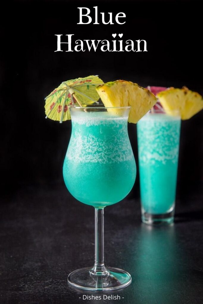 Blue Hawaiian Cocktail for Pinterest 2