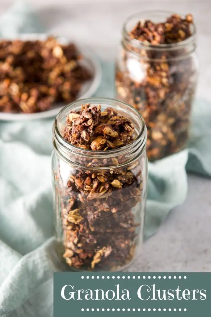 Chocolate Granola Clusters for Pinterest 3