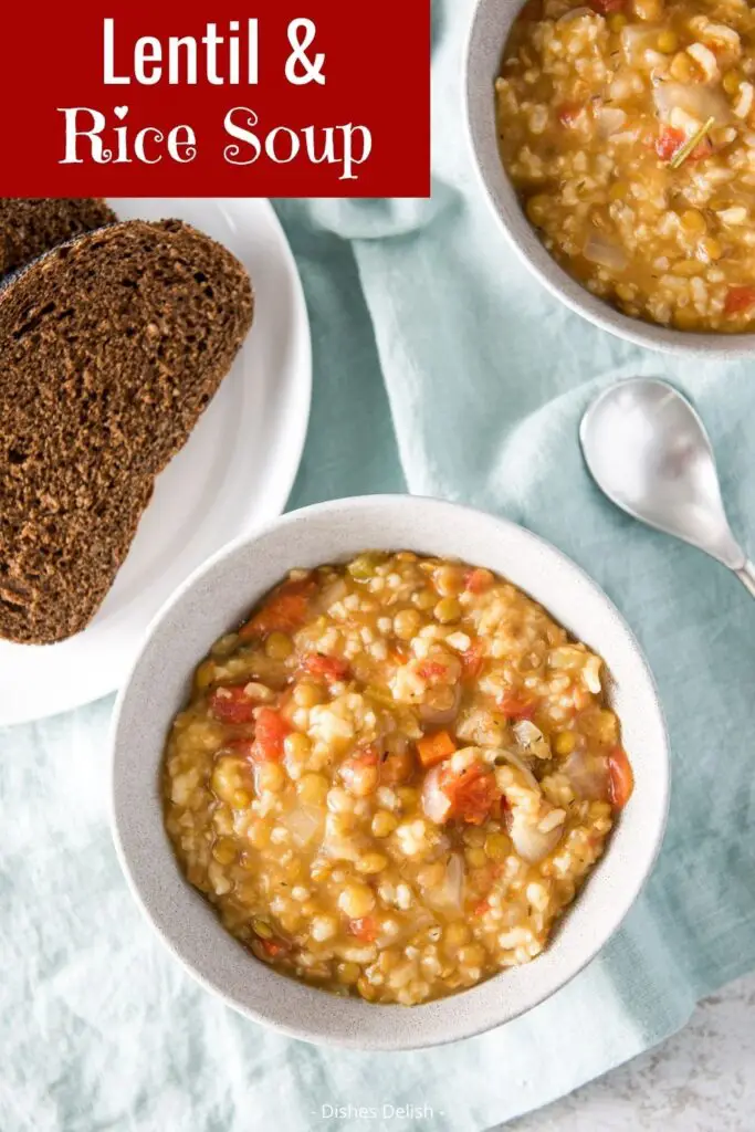 Lentil and Rice Soup for Pinterest 3
