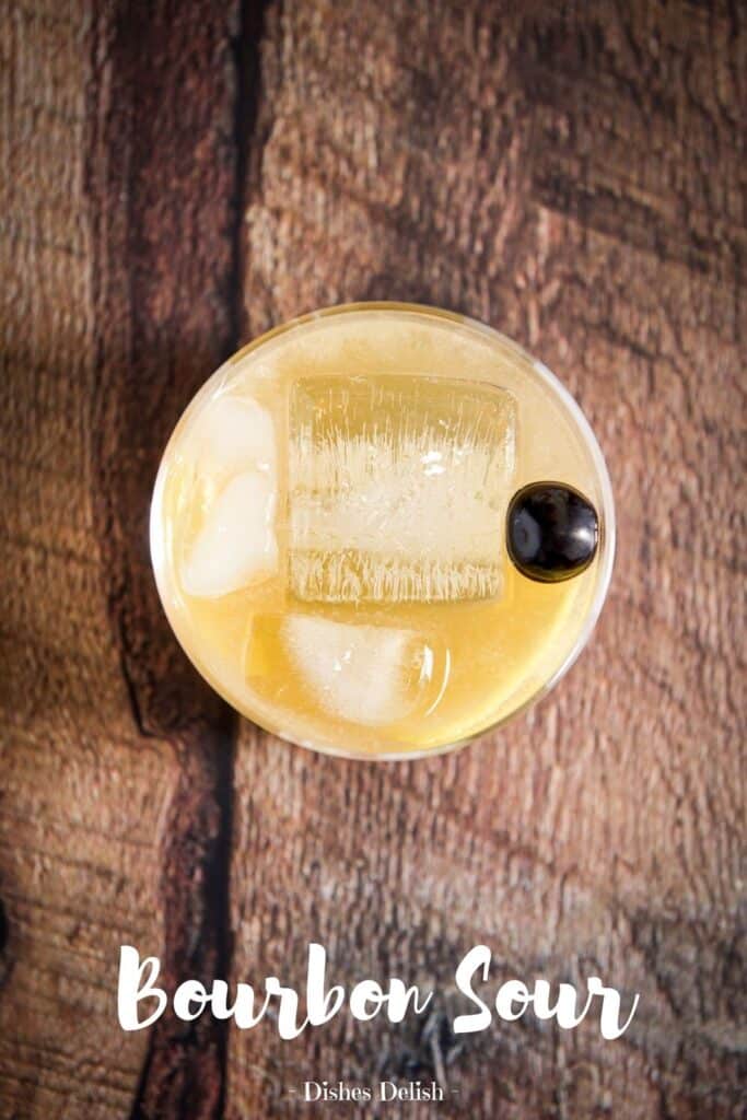 Bourbon Sour Cocktail for Pinterest 4
