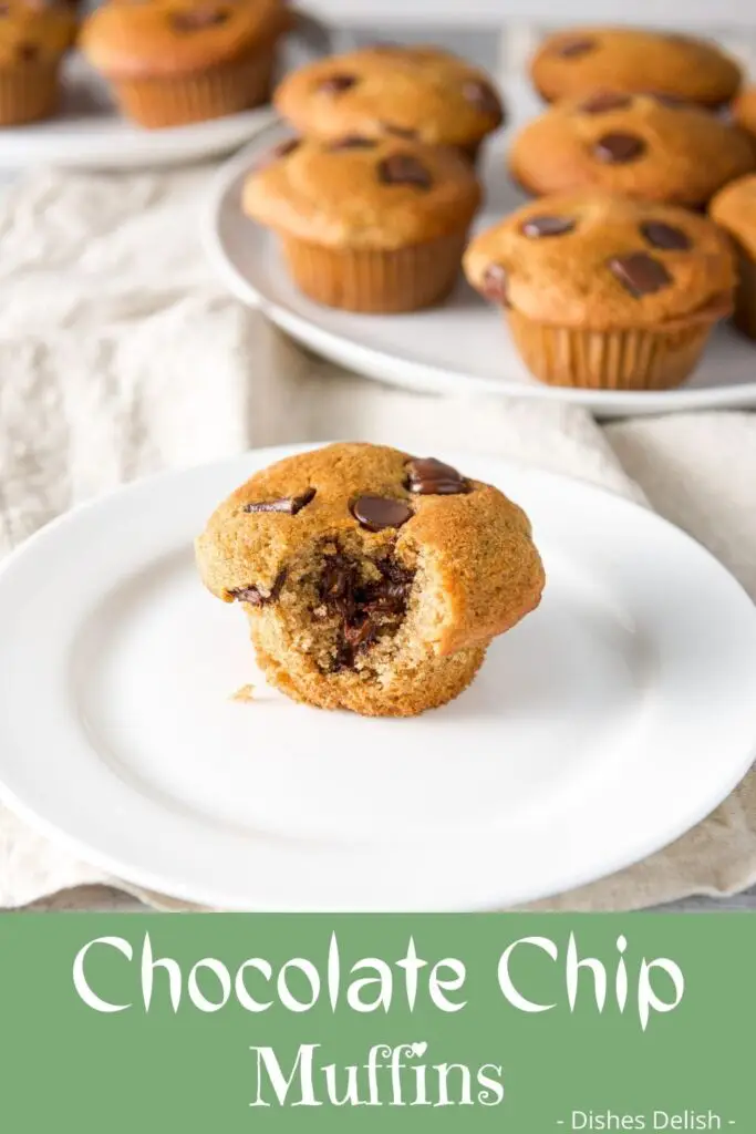Spelt Chocolate Chip Muffins for Pinterest 6