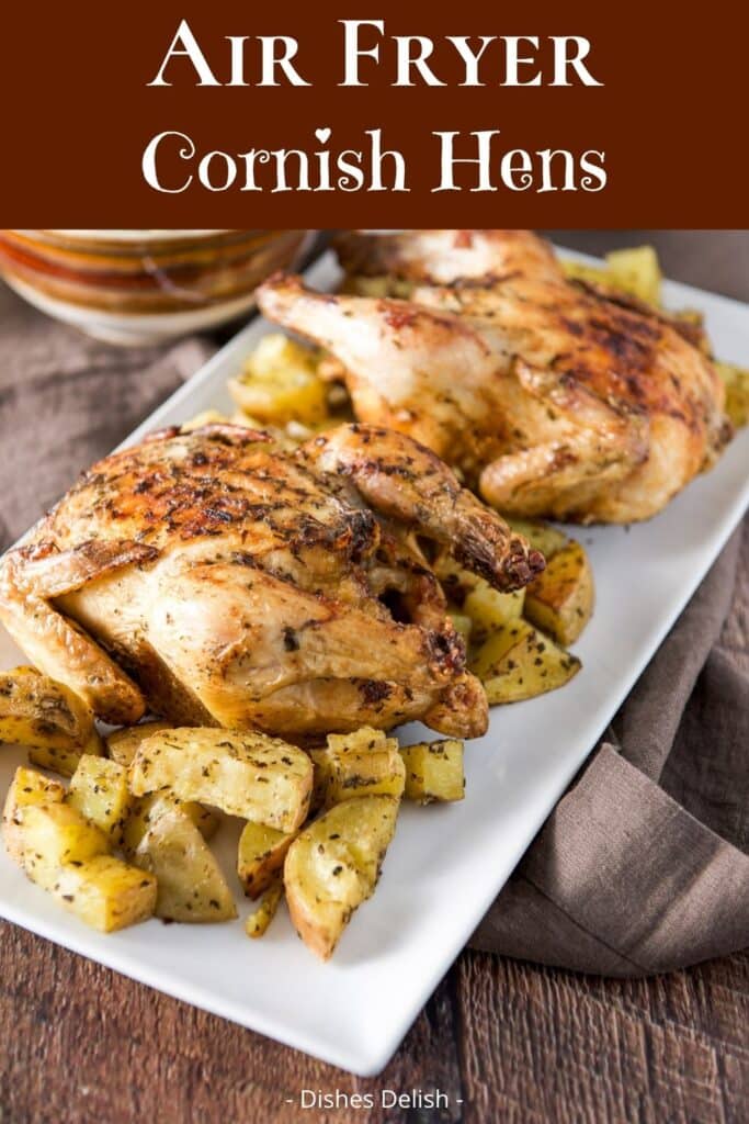 Air Fryer Cornish Hens for Pinterest 3