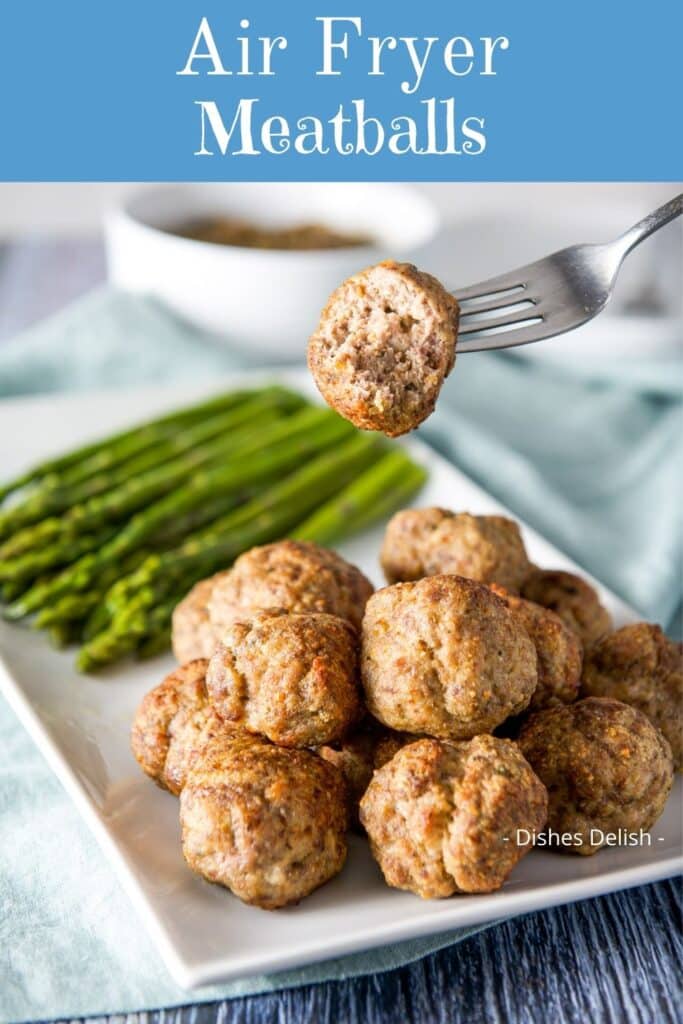 Air Fryer Meatballs for Pinterest 2