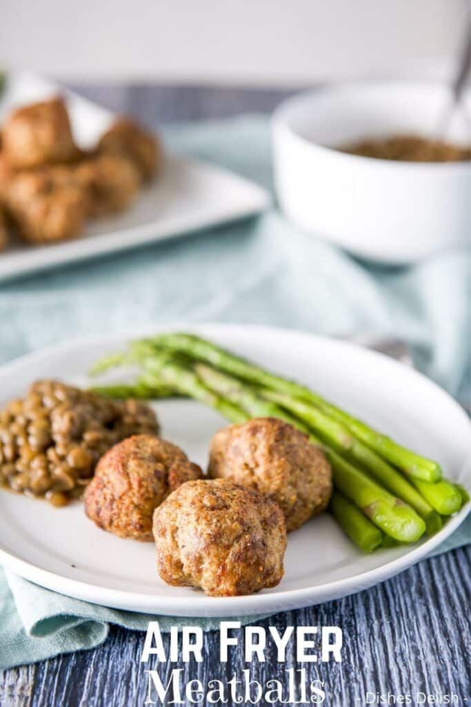 Air Fryer Meatballs for Pinterest 4