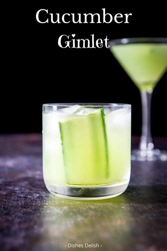 Cucumber Gimlet Recipe for Pinterest 1