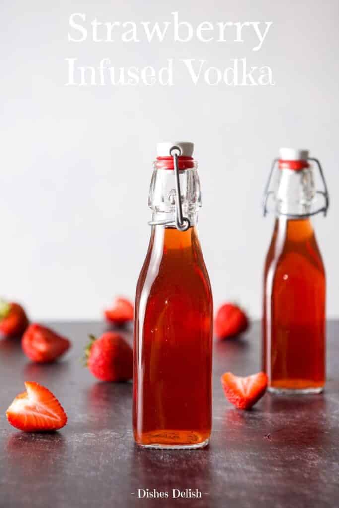 Strawberry Infused Vodka for Pinterest 1