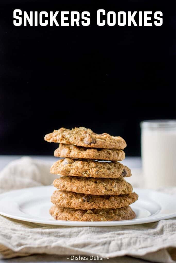 Snickers Cookies for Pinterest