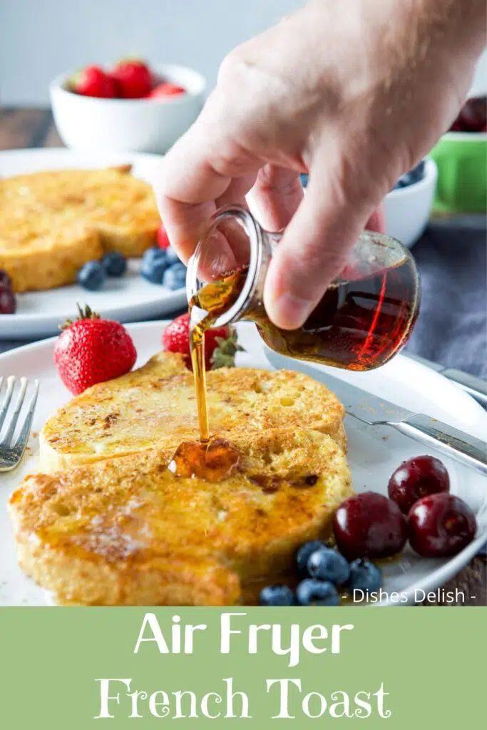 Air fryer French Toast for Pinterest