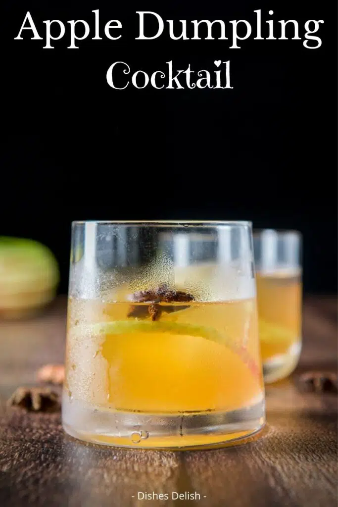 Apple Dumpling Cocktail for Pinterest