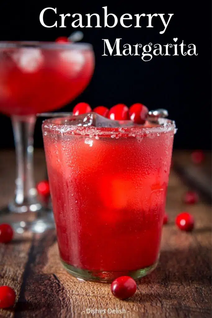 Cranberry Margarita for Pinterest