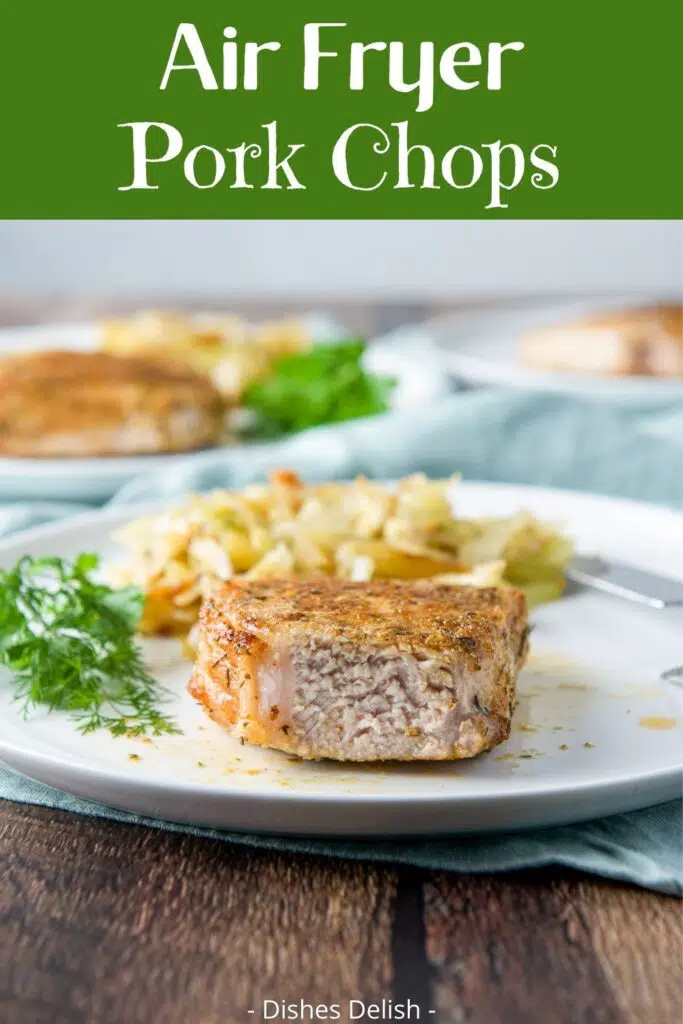 Air Fryer Pork Chops - Dishes Delish