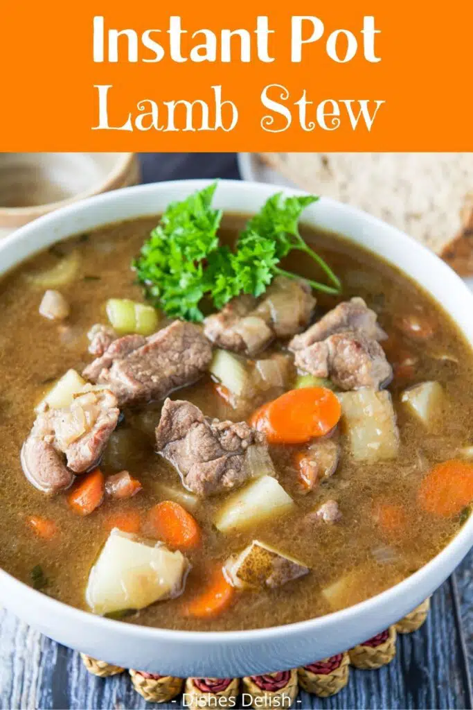 Instant pot lamb stew for Pinterest 1
