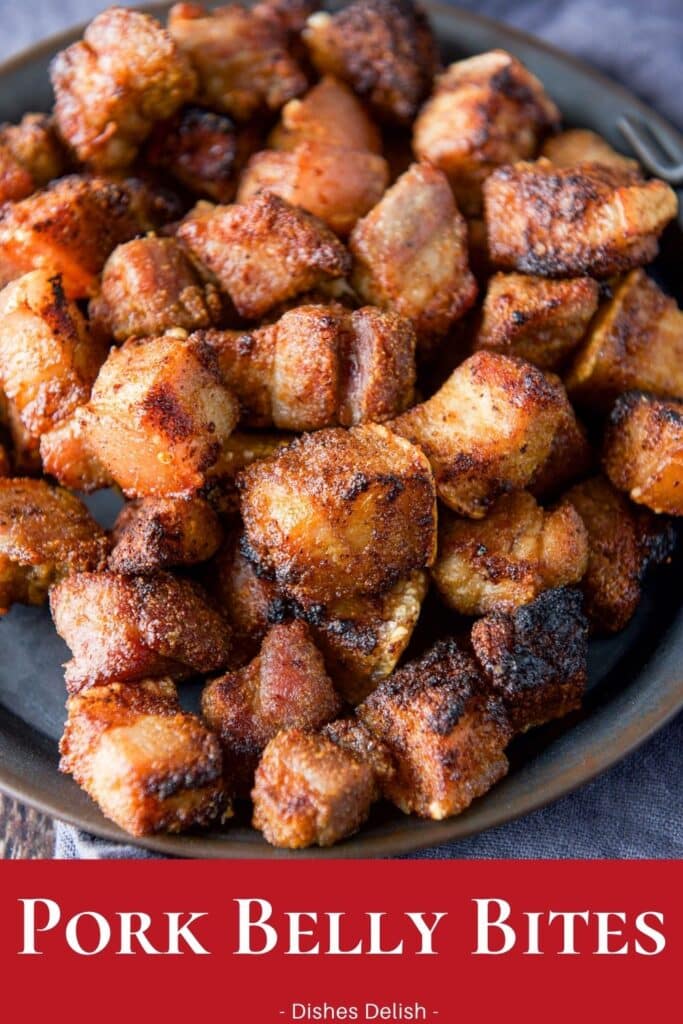 1Air Fryer Pork Belly Bites for Pinterest 4