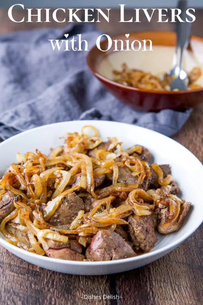 Chicken Livers with Onions for Pinterest 1