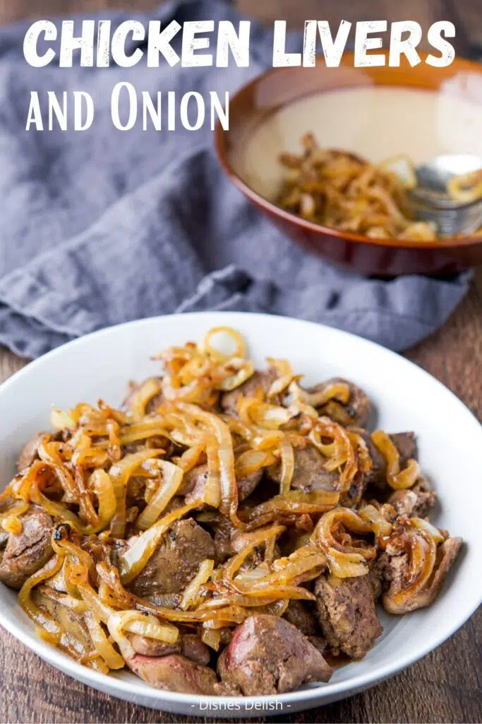 Chicken Livers with Onions for Pinterest 3
