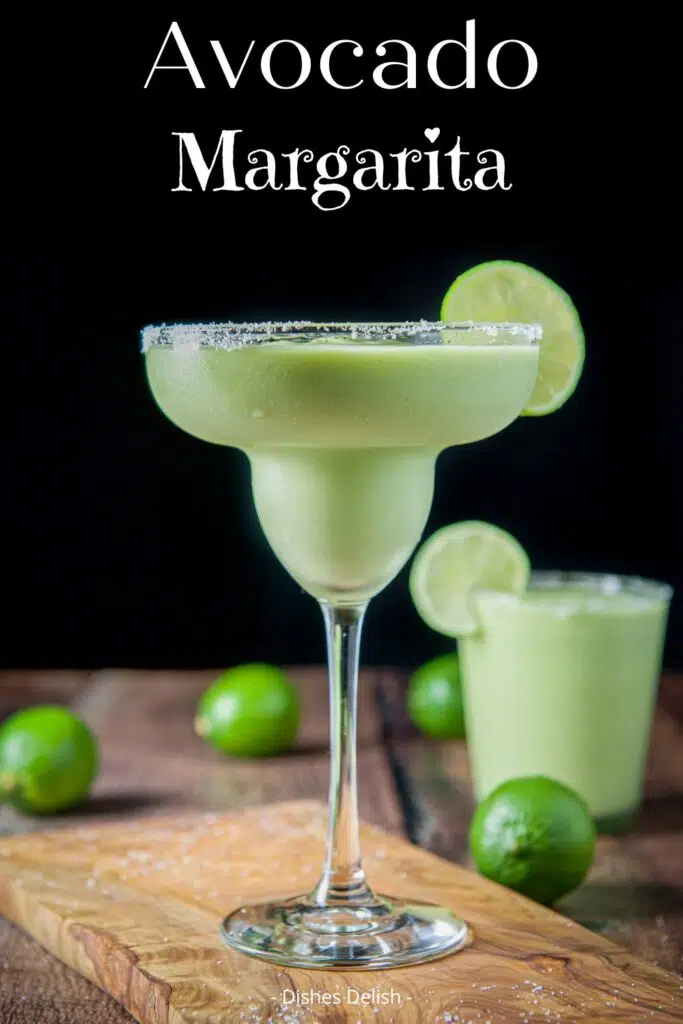 avocado margarita for Pinterest