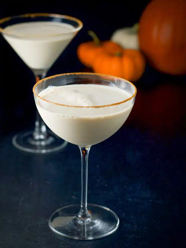 Creamy Pumpkin Spice Martini
