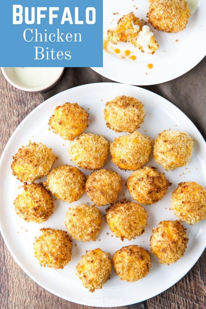 air fryer buffalo chicken bites for Pinterest 2