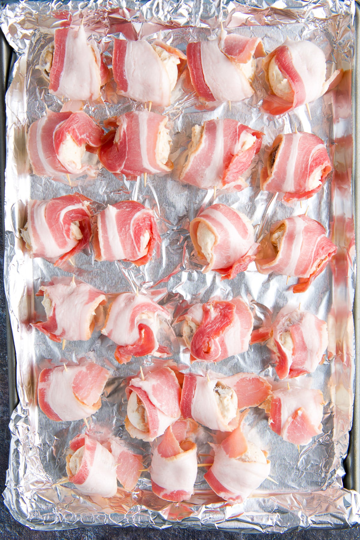Bacon Wrapped Mushrooms - Dishes Delish