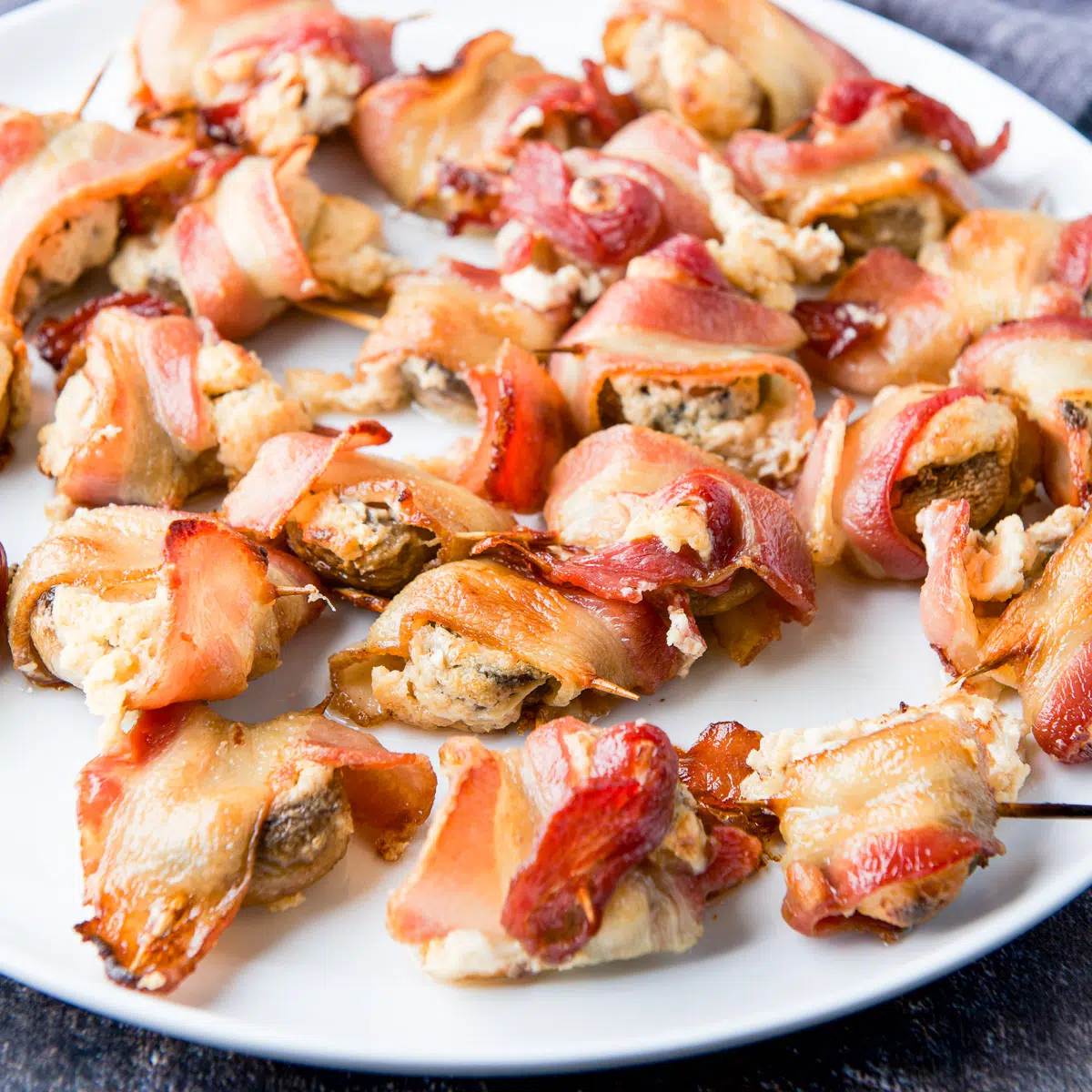 Bacon Wrapped Mushrooms