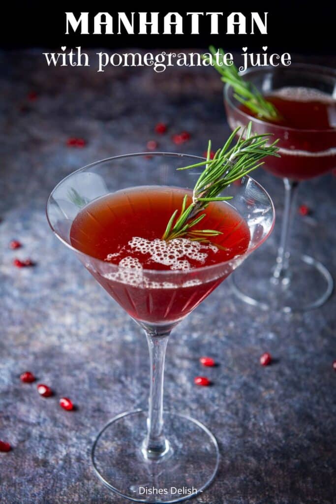 pomegranate manhattan for Pinterest 4