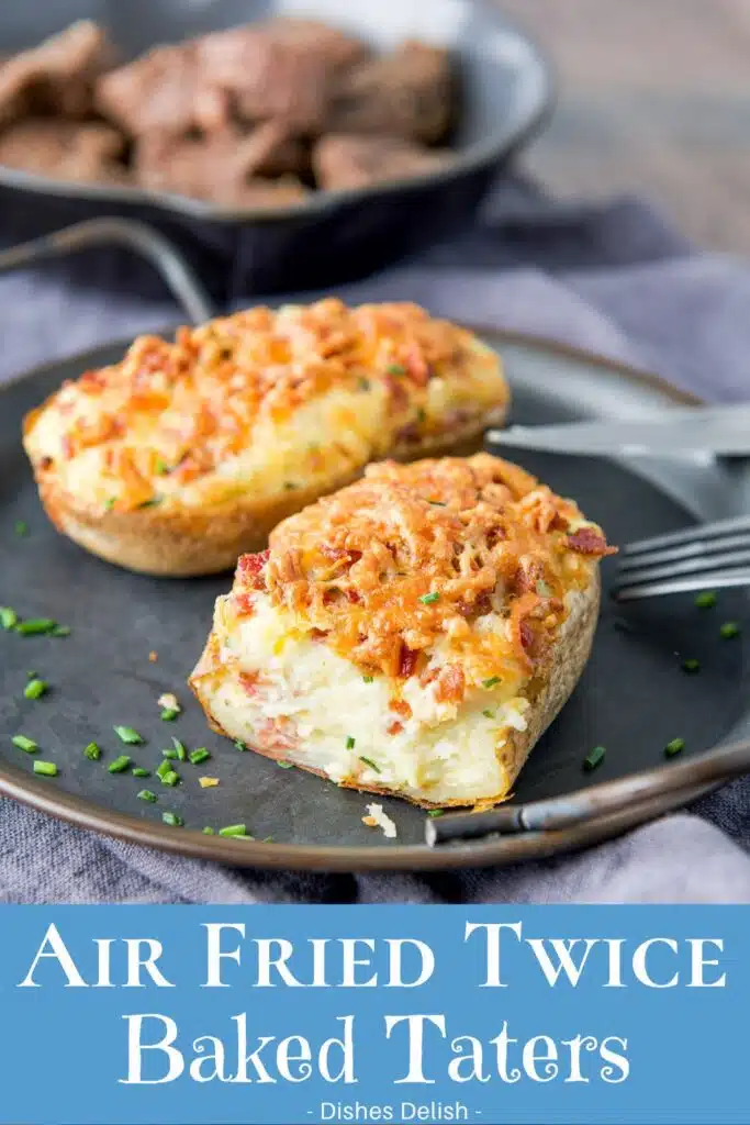 air fryer twice baked potatoes for Pinterest 4