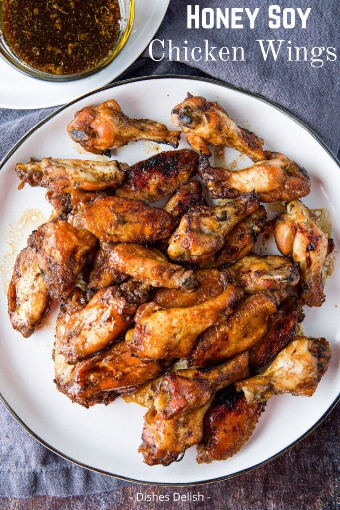 honey soy chicken wings for Pinterest 2