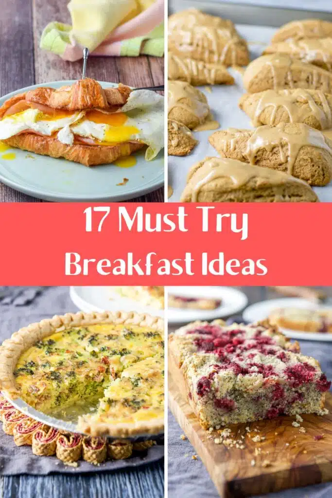 17 breakfast ideas for Pinterest