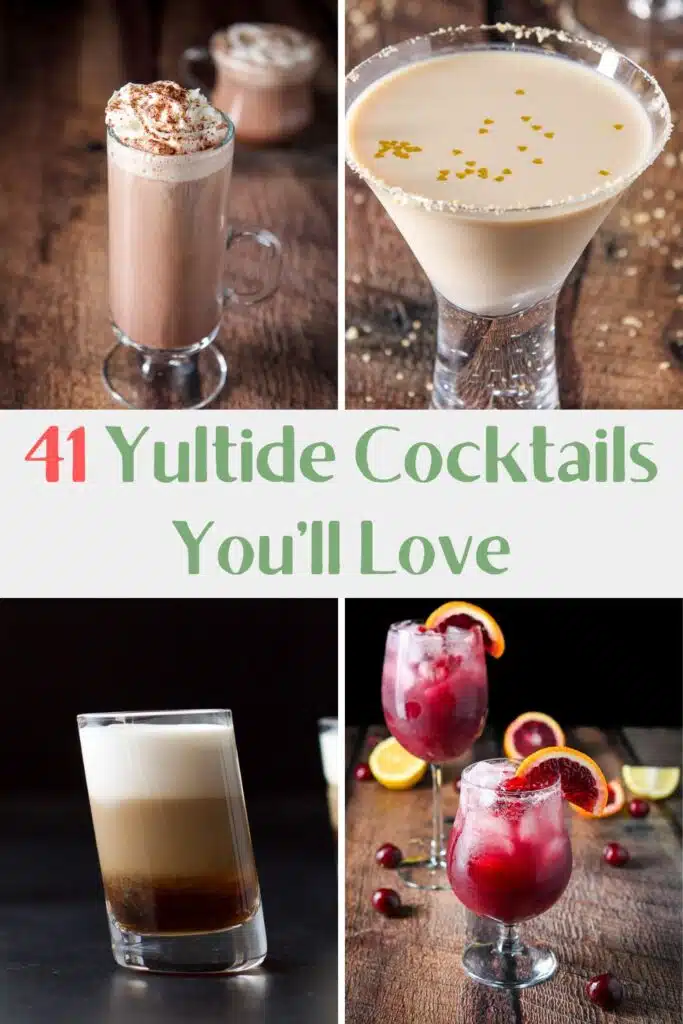 41 yuletide cocktails for Pinterest