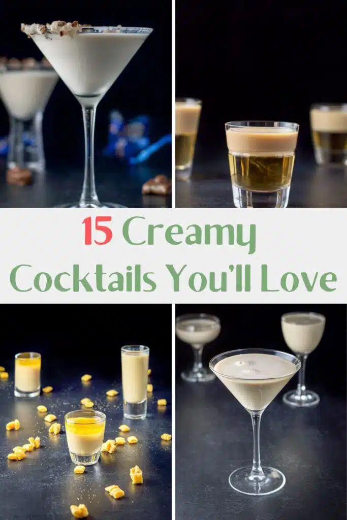 15 creamy cocktails for Pinterest