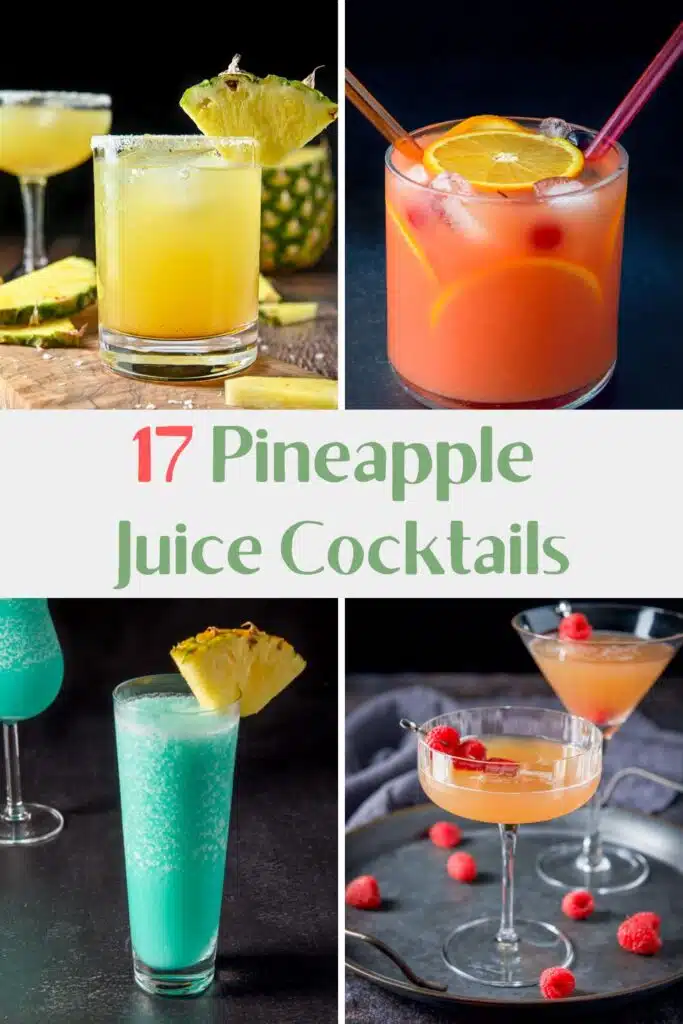 17 pineapple juice cocktails for Pinterest