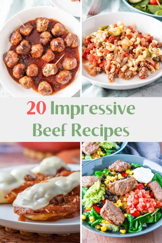 20 Impressive beef recipes for Pinterest