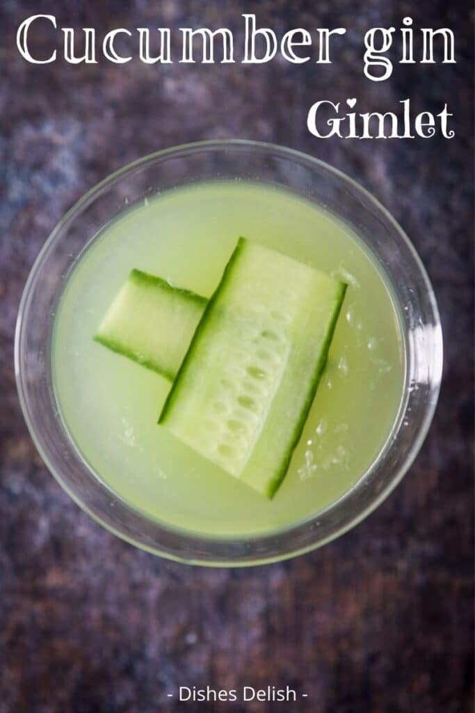 Cucumber Gimlet Recipe for Pinterest 5