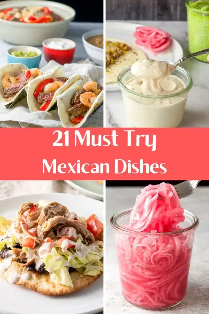 21 Mexican dishes for Pinterest
