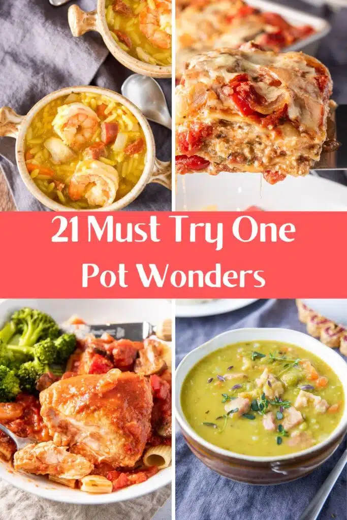 21 one pot meals for Pinterest