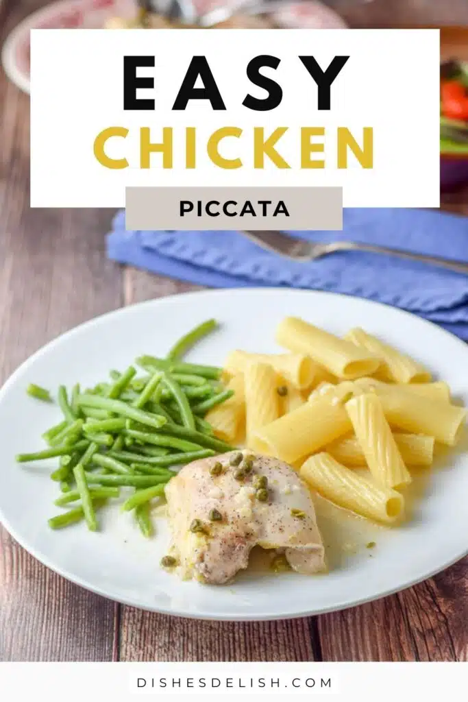 Chicken piccata for Pinterest.