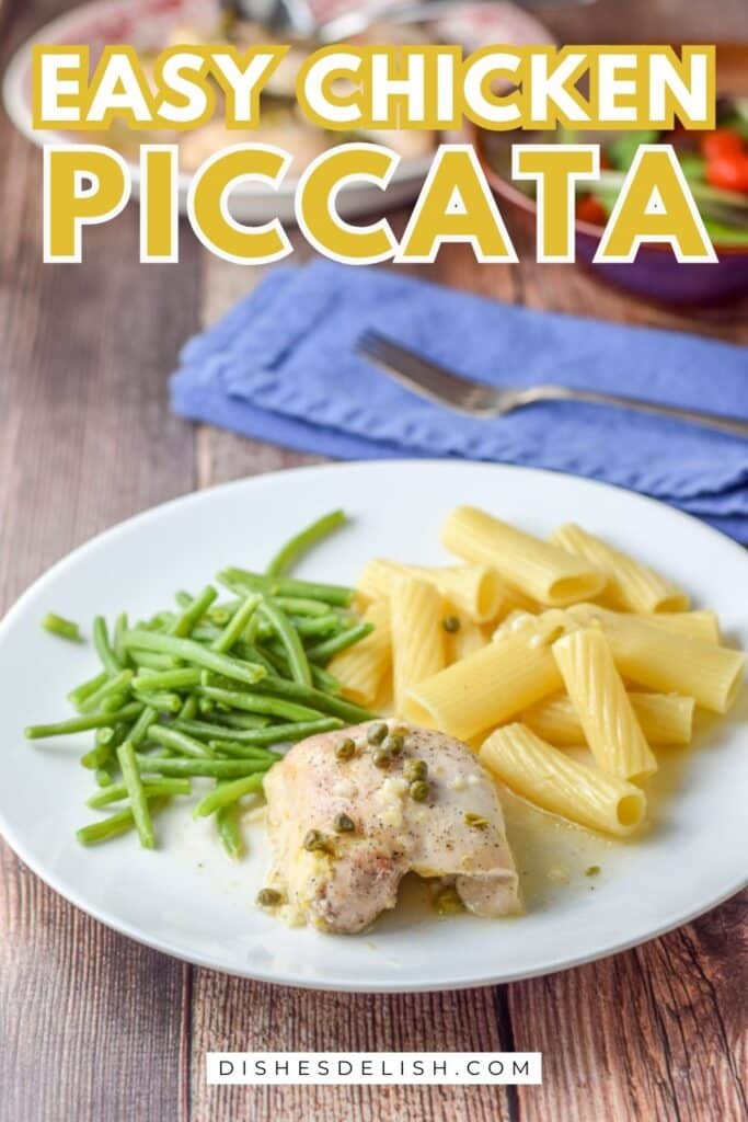 Easy Chicken Piccata for Pinterest 3
