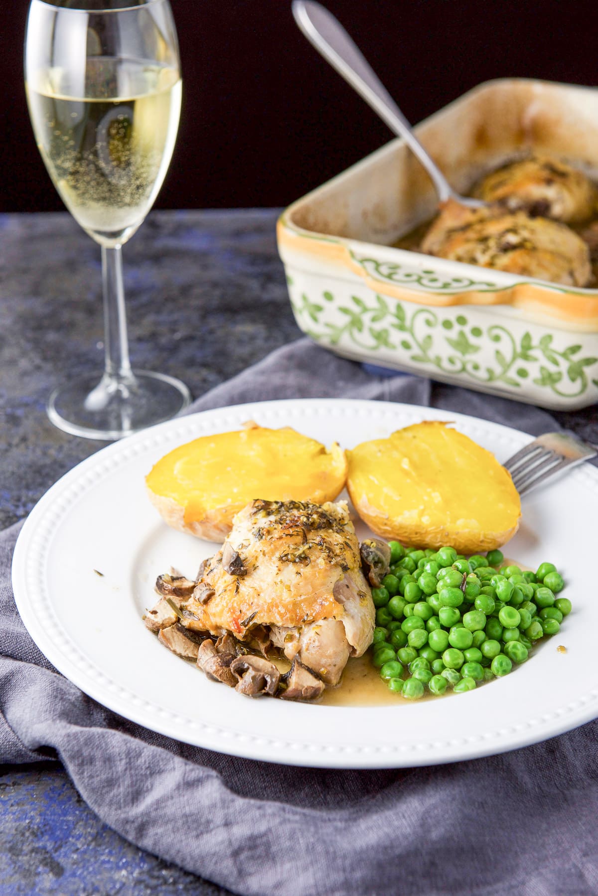 Baked Lemon Chicken Thighs | Dishes Delish