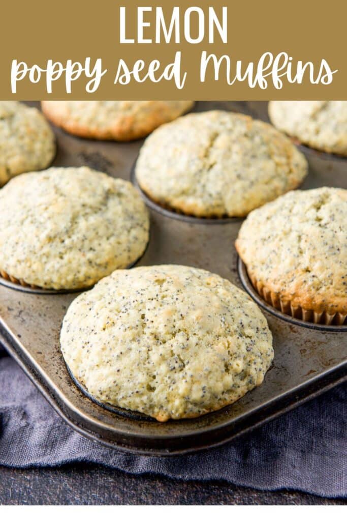 lemon poppy seed muffins for Pinterest 3